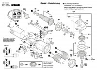 Bosch 0 601 375 0G5 Gws 660 Angle Grinder 230 V / Eu Spare Parts